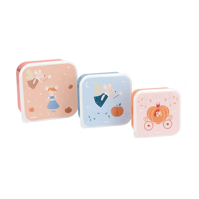 TUTETE - 3 Lancheiras 26/27 - Mouse Fairies