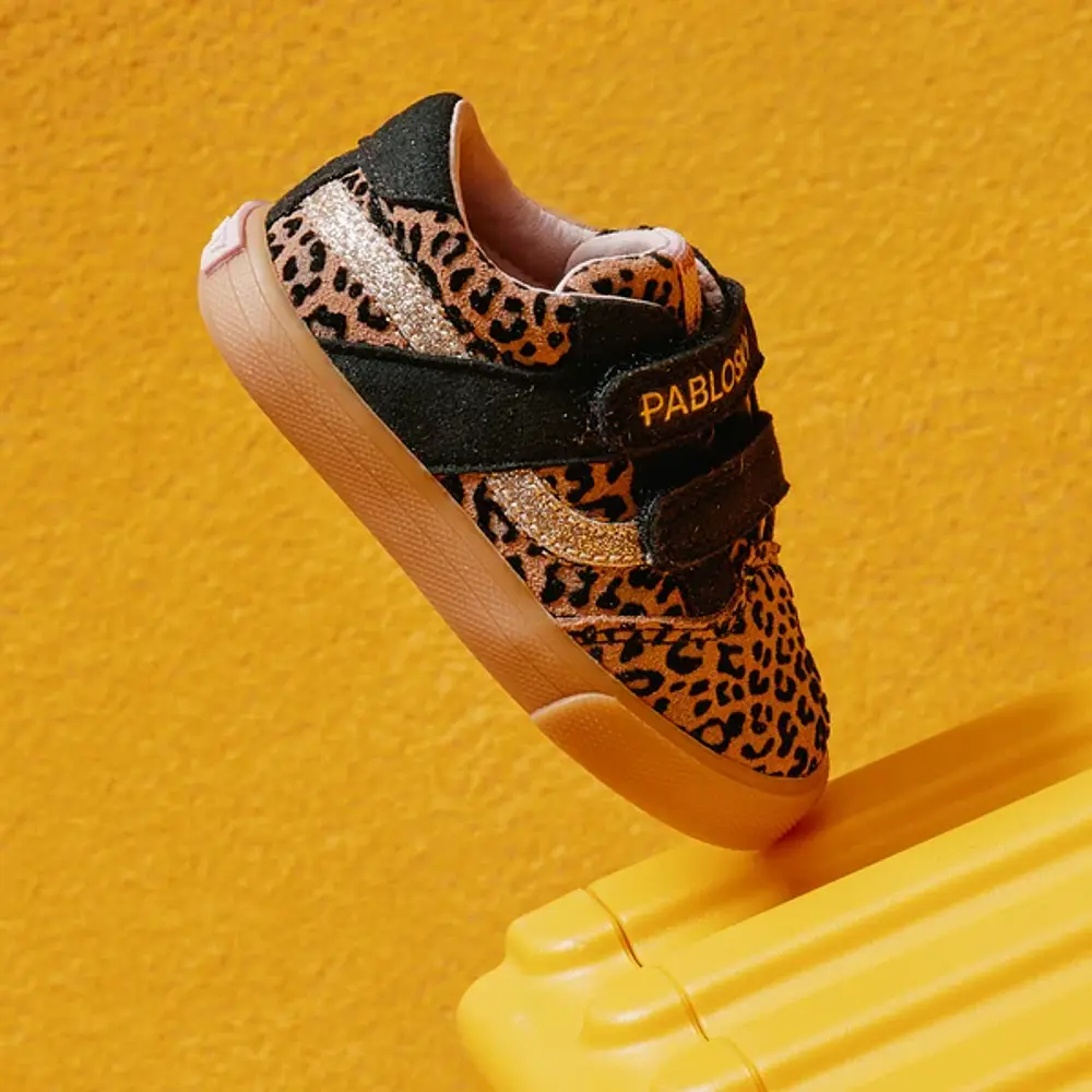 PABLOSKY - Ténis Serraje mini Leopardo 26/27