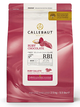 Chocolate Ruby 47,3% cacao  | Callebaut 