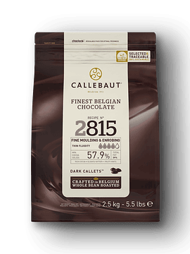 (Reemplaza a 811) Chocolate 2815 - 57,9% Semi Amargo Alta fluidez| Callebaut (Granel o 10 kg)