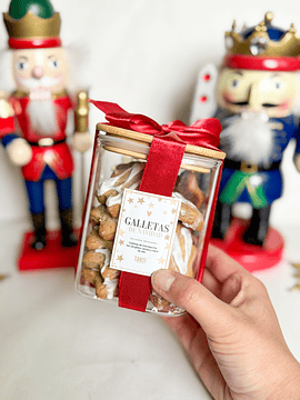 Frasco Galletitas de Navidad