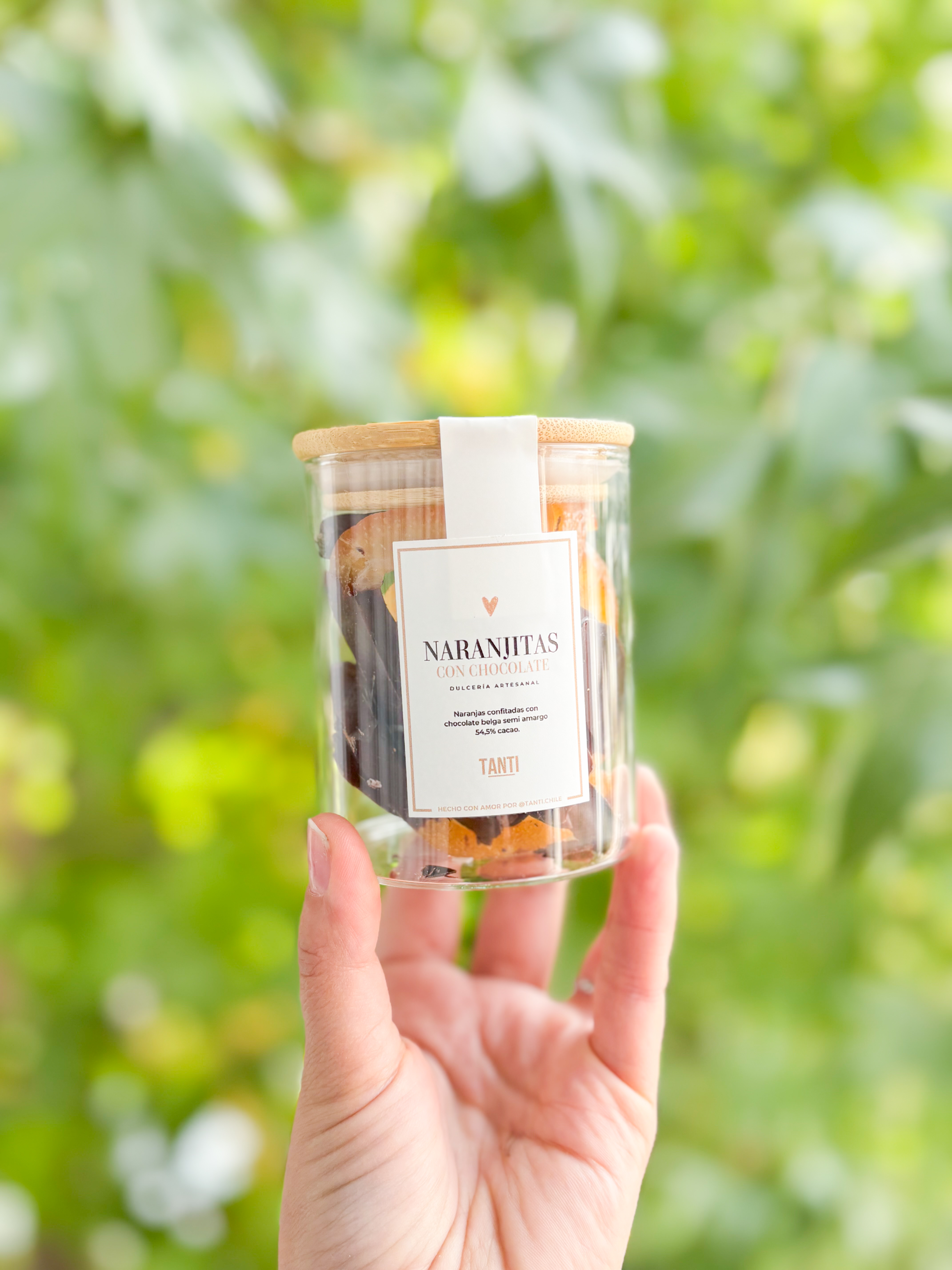 Frasco Naranjitas con Chocolate 80 gr