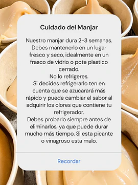 10xManjar Blanco Vidrio 550 gr