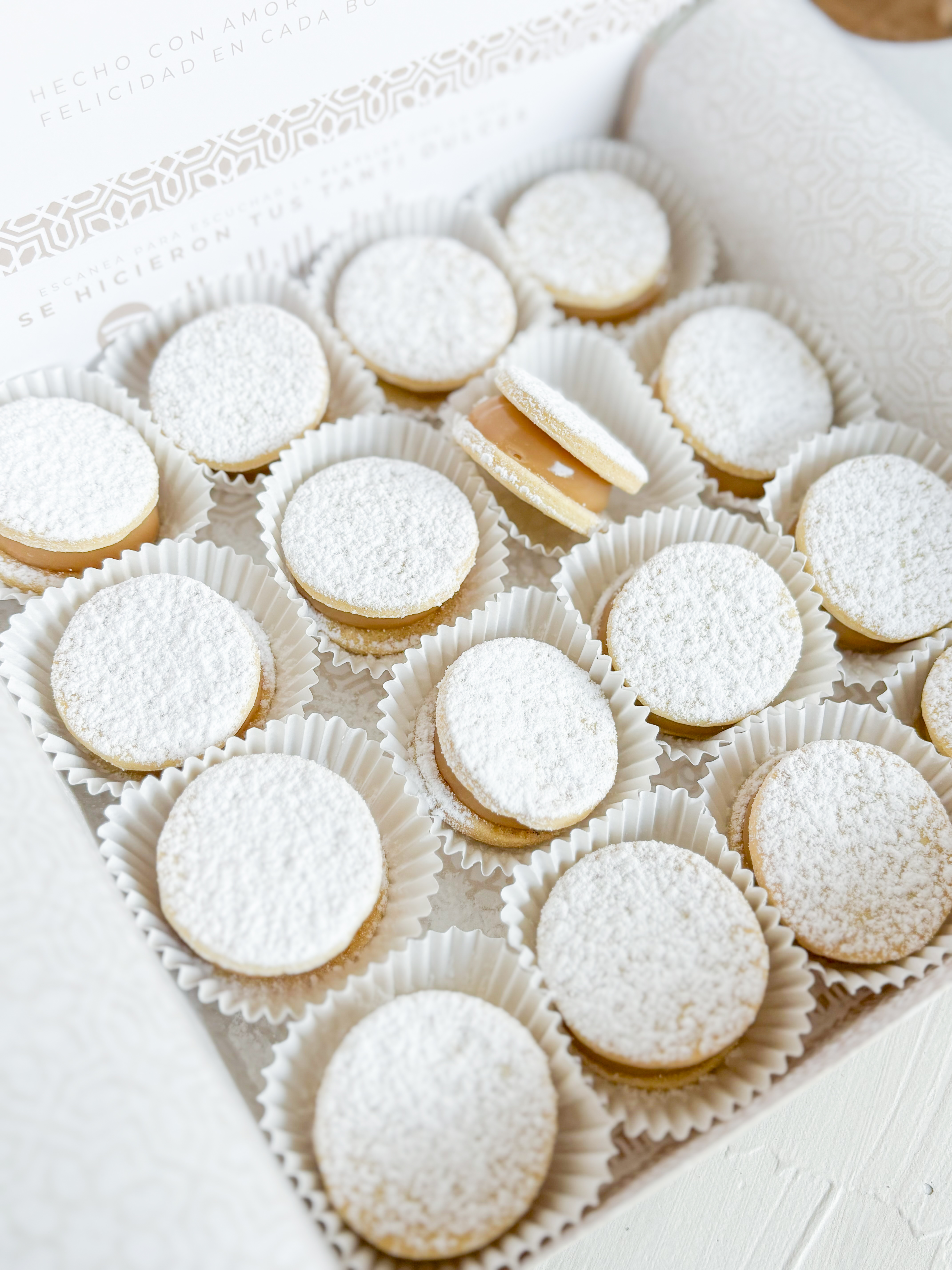8 Mini Alfajores Sin Chocolate