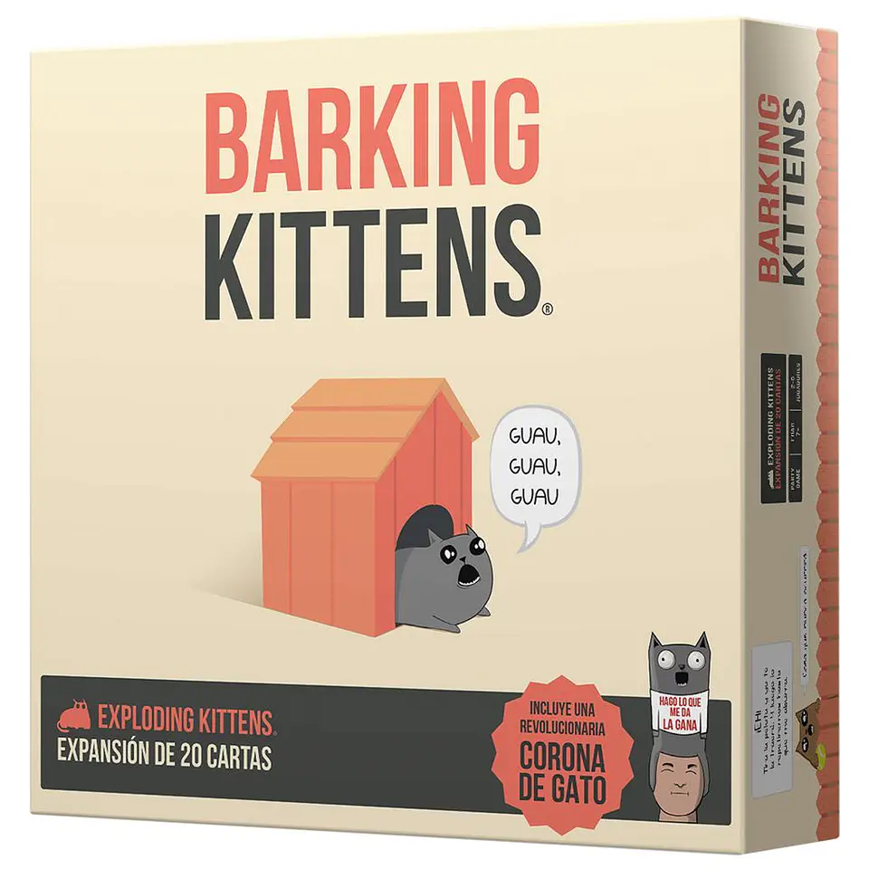 Exploding Kittens Barking Kittens - Expansión 1