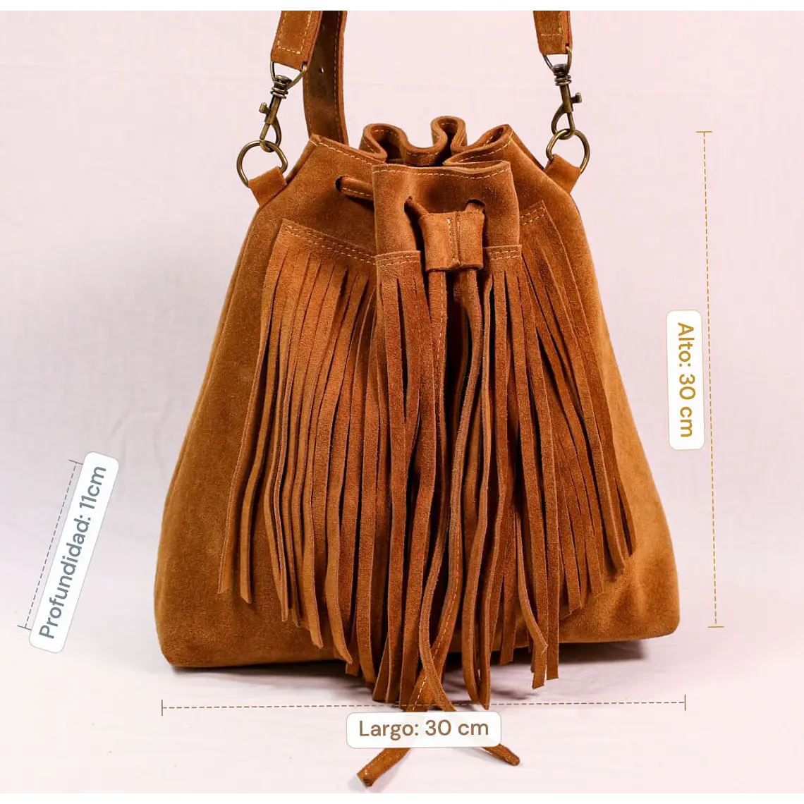 Cartera Venecia Gamuzón 10