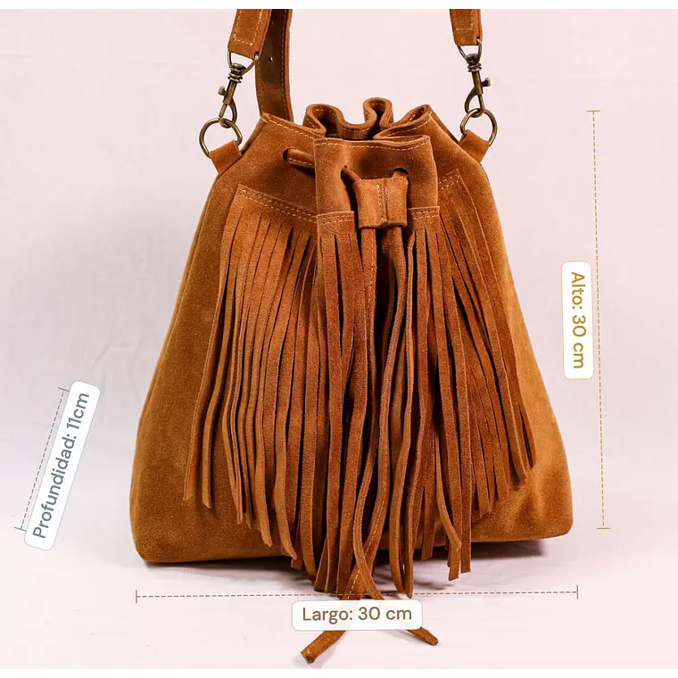 Cartera Venecia Gamuzón 10