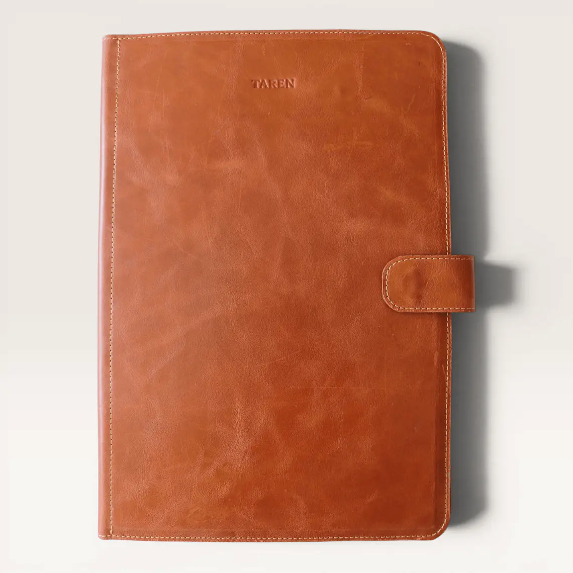 Carpeta de Cuero Rígida – Tamaño Oficio 2