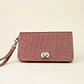 Billetera Mujer Multipropósito Camel Croco - Miniatura 2