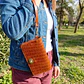 Billetera Mujer Multipropósito Camel Croco - Miniatura 10