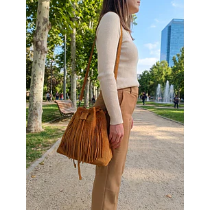 Cartera Venecia Gamuzón
