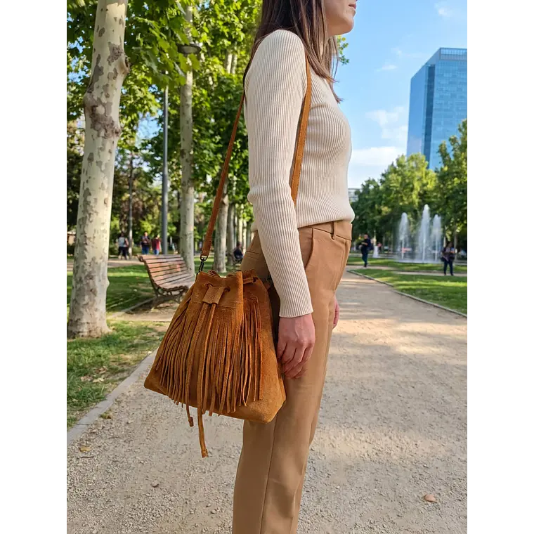 Cartera Venecia Gamuzón 1
