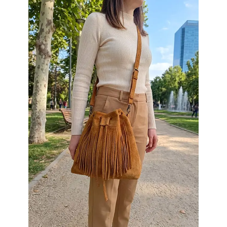 Cartera Venecia Gamuzón 3