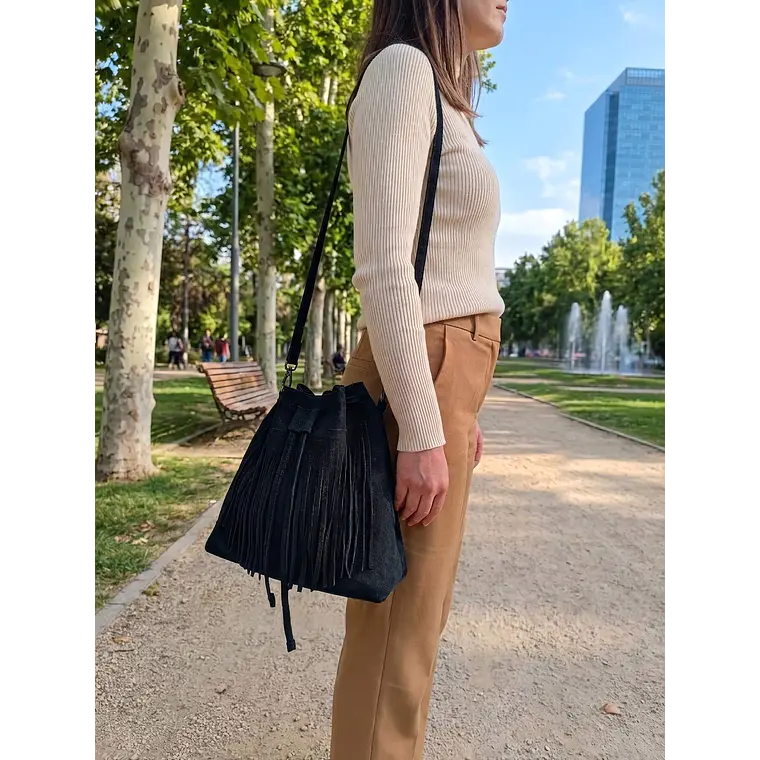 Cartera Venecia Gamuzón 16