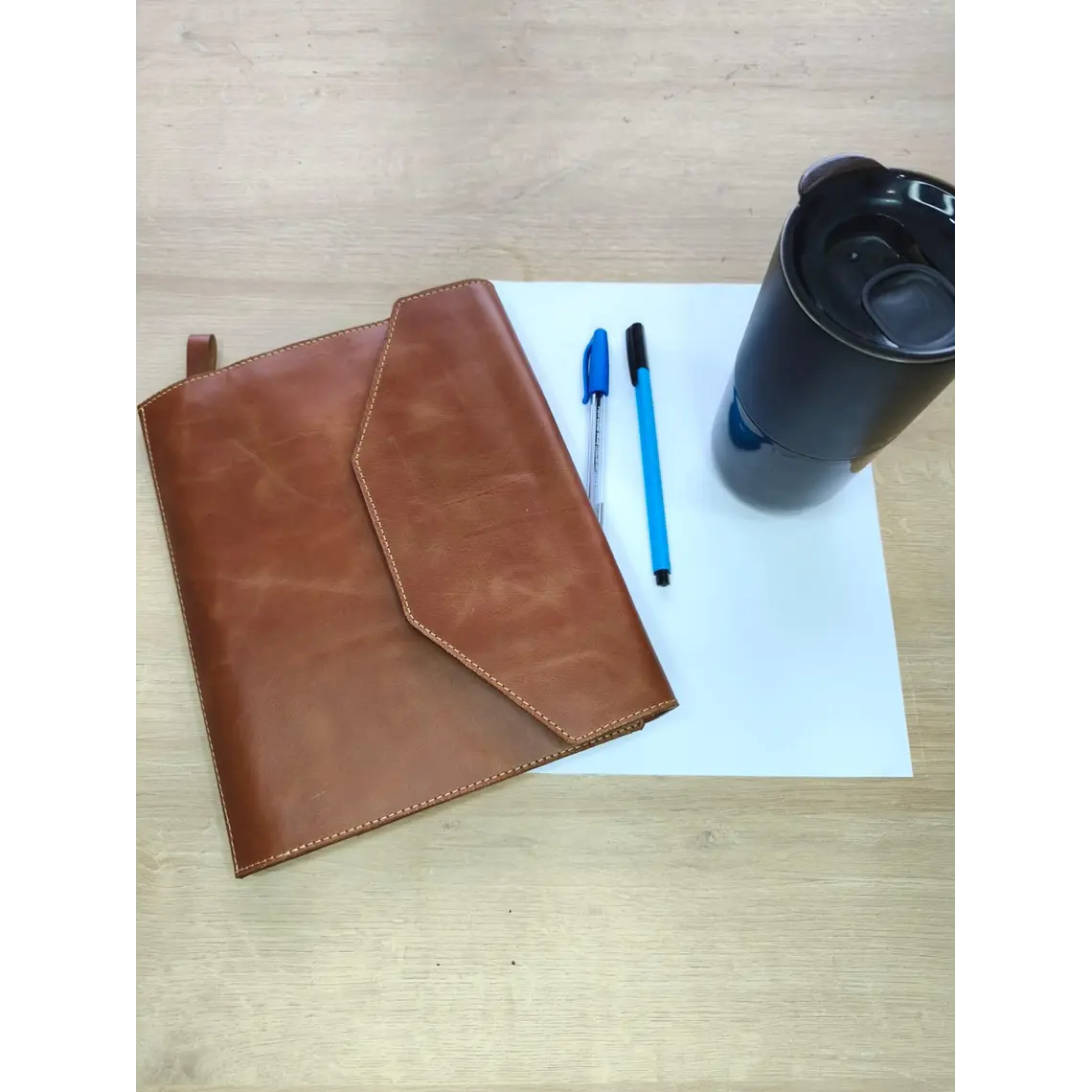 Portaagenda de Cuero 6