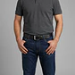 Cinturón Hombre Casual Negro 40mm - Miniatura 2