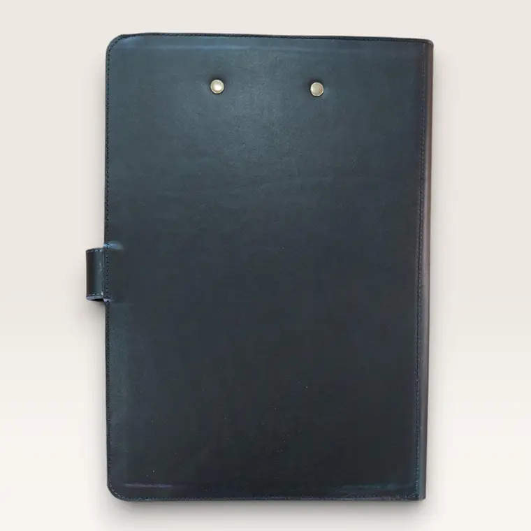 Carpeta de Cuero Rígida — Tamaño Oficio 28