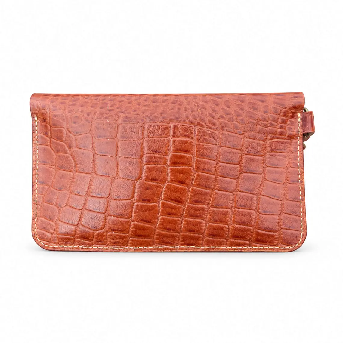 Billetera Mujer Multipropósito Camel Croco 14