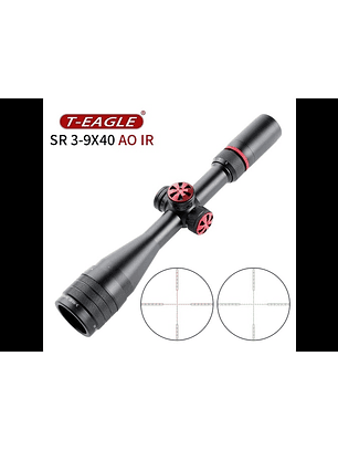 MIRA TELESCOPICA T-EAGLE SR 3-9 X 40 AOIR-RED