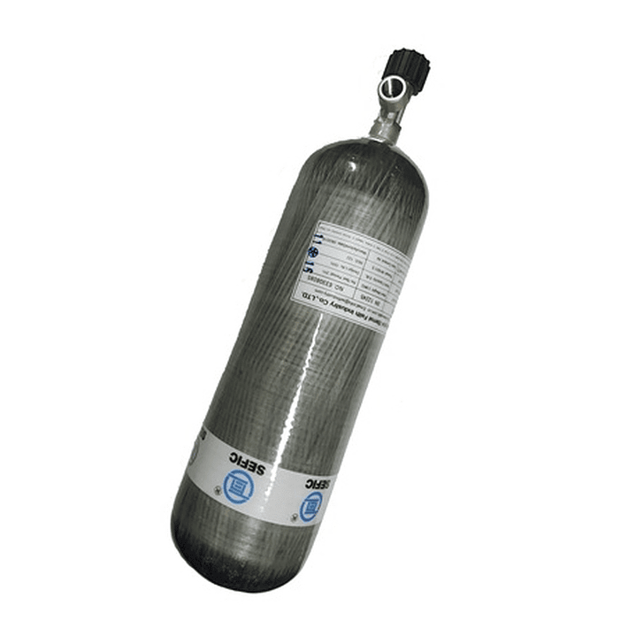SCUBA FIBRA DE CARBONO  SEFIC 9 LITROS 1