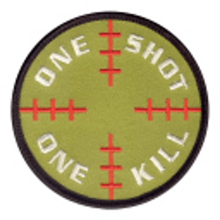 ROTHCO PARCHE UN TIRO UN MUERTO 72186 1