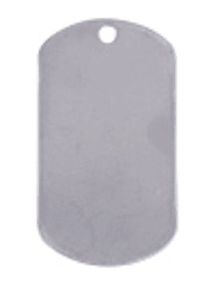 ROTHCO PLACA IDENT PLATA 8383