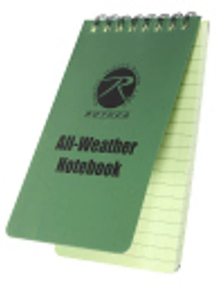 ROTHCO LIBRETA IMPERMEABLE 3X5 470 VERDE