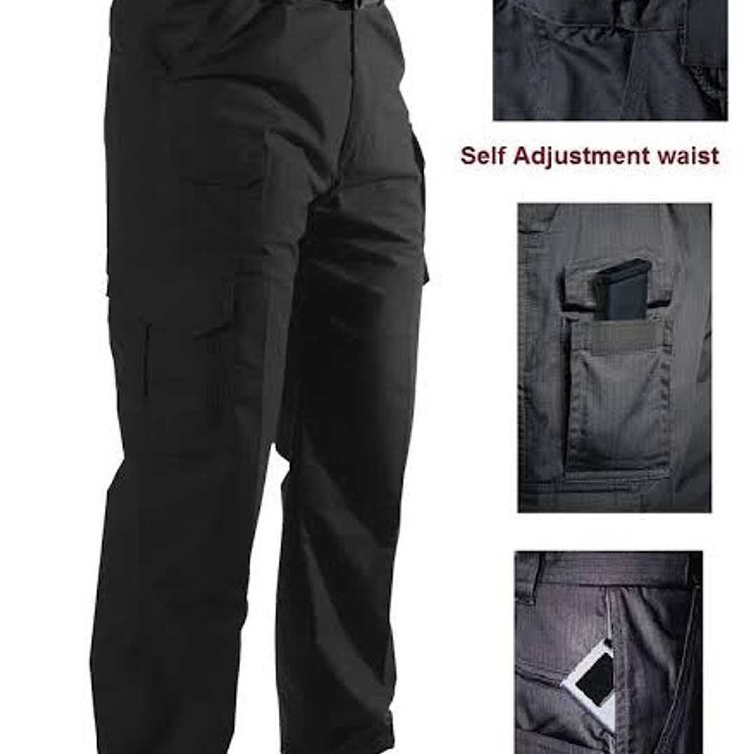 PANTALON PENTAGON CARGO BDU 2.0 NEGRO TALLA 50 1