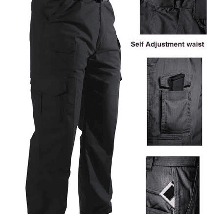 PANTALON PENTAGON CARGO BDU 2.0 NEGRO TALLA 50 1