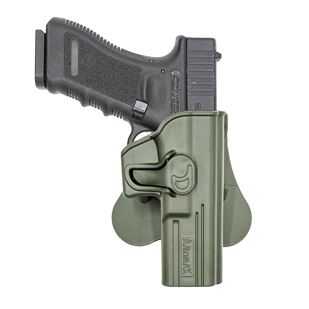 FUNDA AMOMAX GLOCK 19/23/32 VERDE G19G2OD 1
