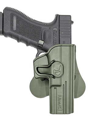 FUNDA AMOMAX GLOCK 19/23/32 VERDE G19G2OD