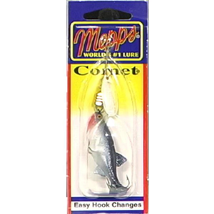 SPINNER MEPPS COMET #4 PLATA/PTO AZUL 8.0G 1