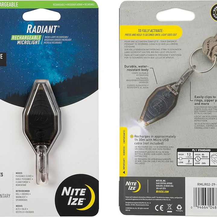 NITE IZE MICROLIGHT LINTERNA TOUCH MLSA-M1-R7-I 1