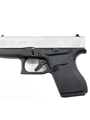 PISTOLA GLOCK MODELO 43 SILVER G5 CAL9MM 10T