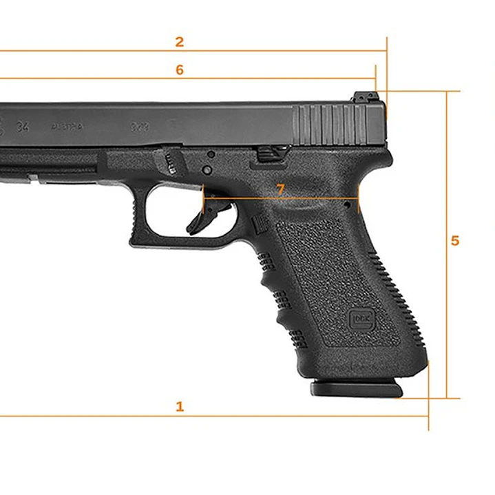 PISTOLA GLOCK 34 GEN3 COMPETICION CAL9MM 17T 1