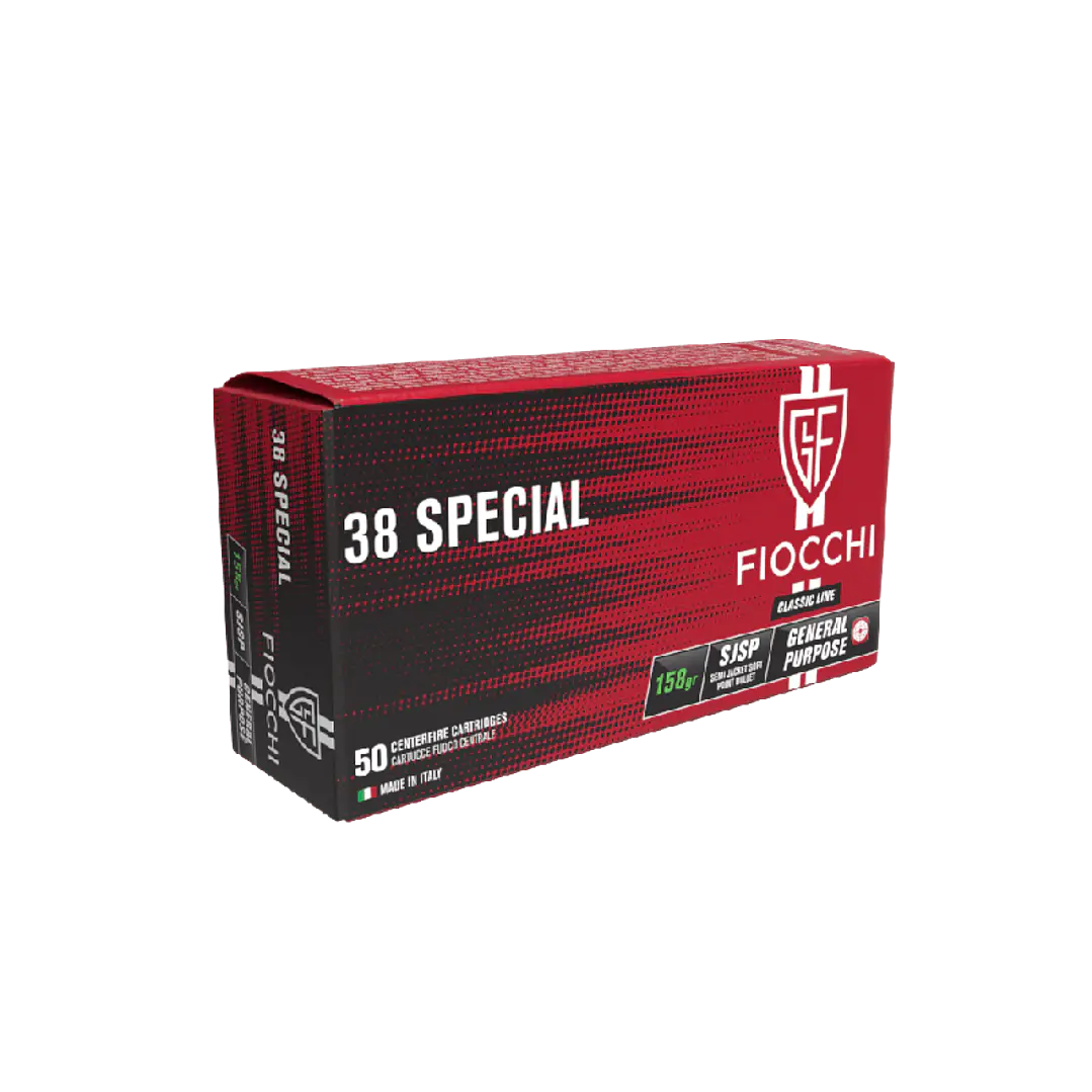 FIOCCHI CAL 38 SPL SJSP 158 GR 1