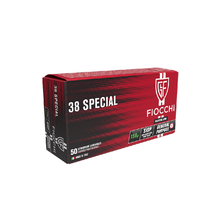 FIOCCHI CAL 38 SPL SJSP 158 GR 1