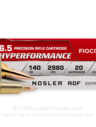 FIOCCHI CAL.6,5MM CR HPBT 140GR