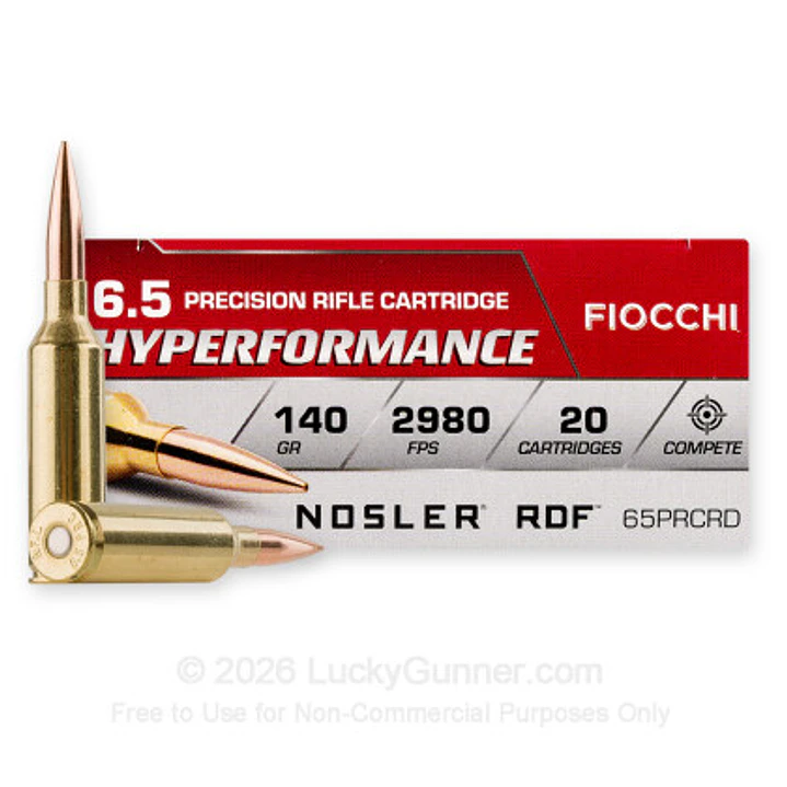 FIOCCHI CAL.6,5MM CR HPBT 140GR 1