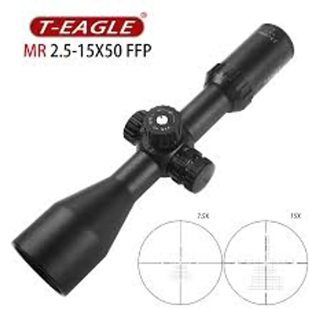 MIRA TELESCOPICA T-EAGLE MR2.5-15 X 50 FFP P.PLANO 1