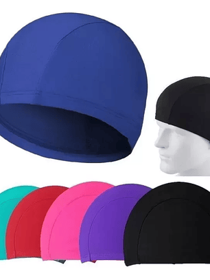 GORRO NATACION LYCRA AZUL066