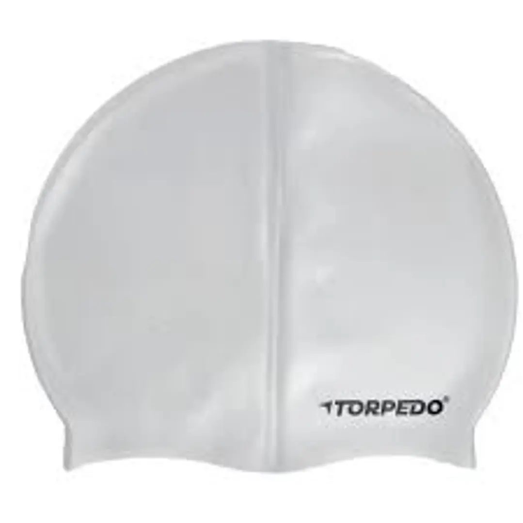 GORRA NATACION TORPEDO SILICONA BLCA-ROJ-NEG 3