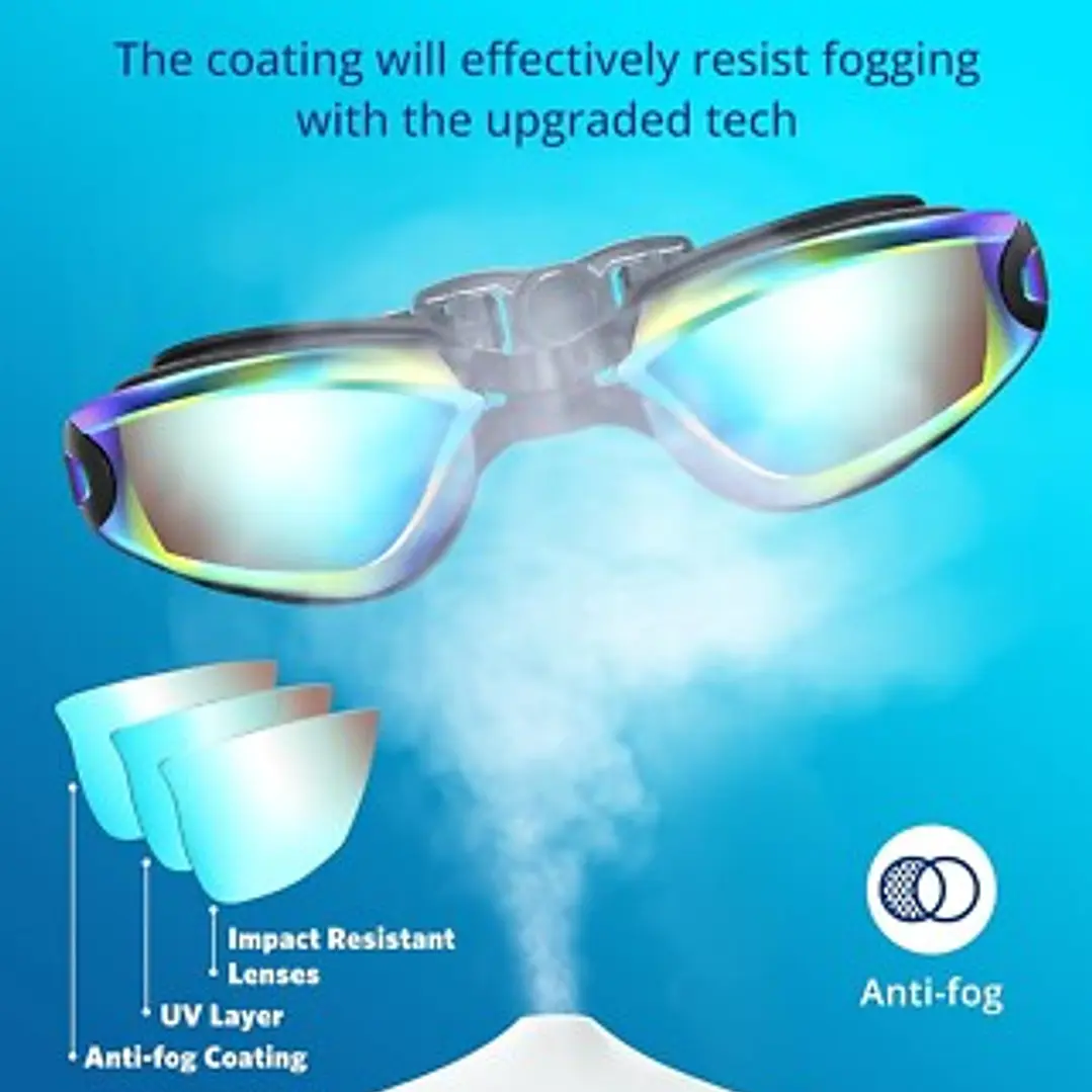 LENTE NATACION GUAM ANTI-FOG PROT UV 1