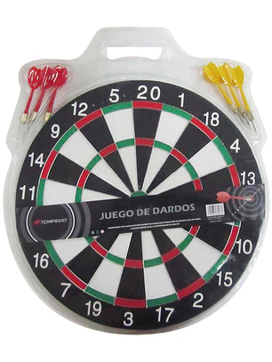 SET DE DARDOS TORPEDO  DIAMETRO 17