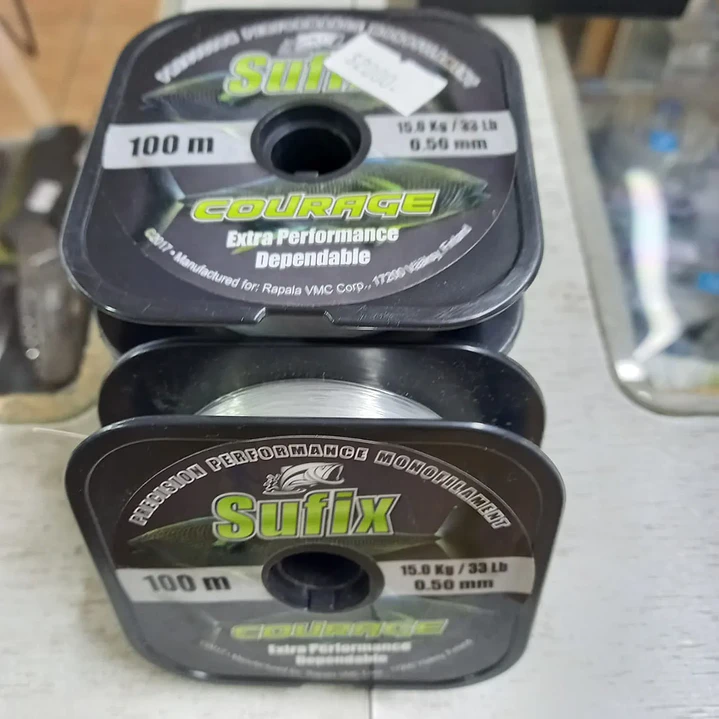 NYLON SUFIX COURAGE 0.50 TRANSPARENTE 1