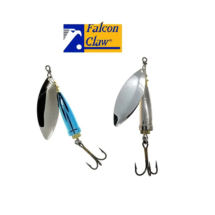 SPINNER FALCON CLAW VIBLEX FLUOR V2 $2 GFR ORO/P.ROJOS 1