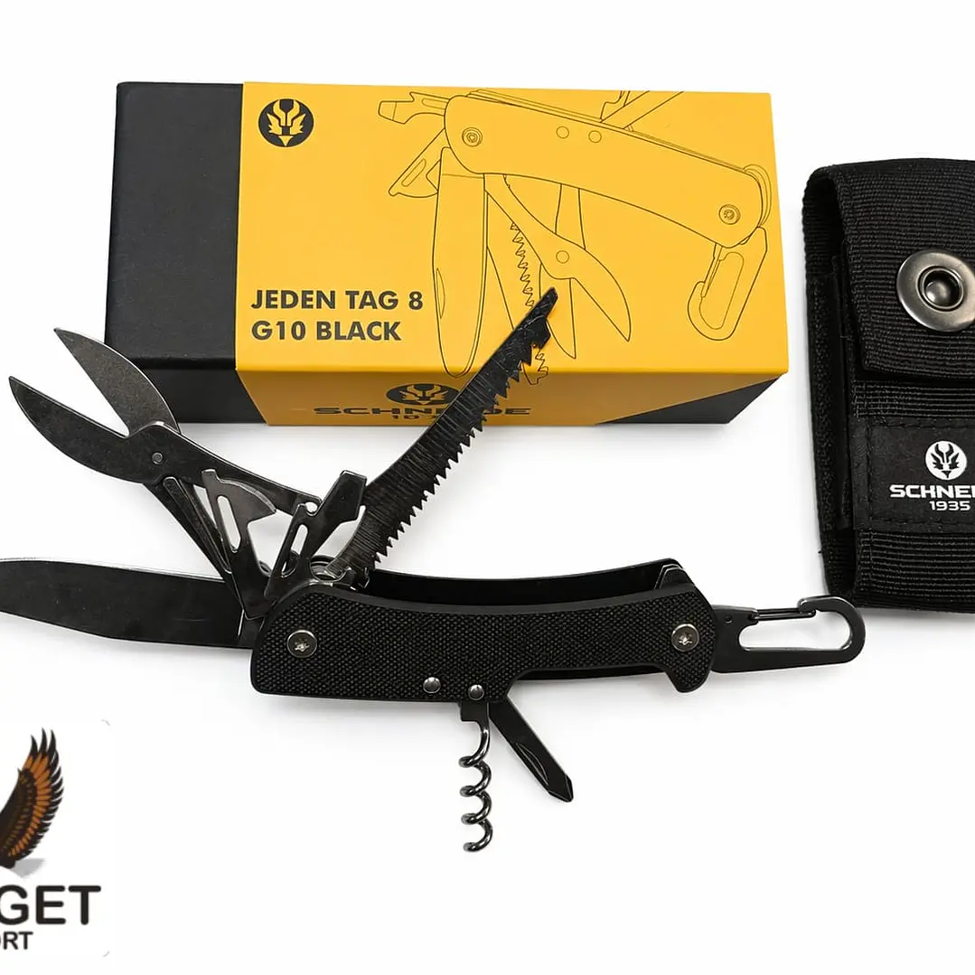 CORTAPLUMA SCHNEIDE JEDEN TAG 8 G10 BLACK 1
