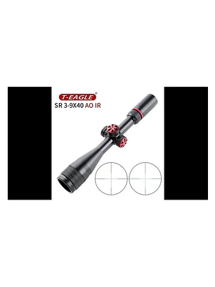 MIRA TELESCOPICA T-EAGLE SR 3-9 X 40 AOIR-RED