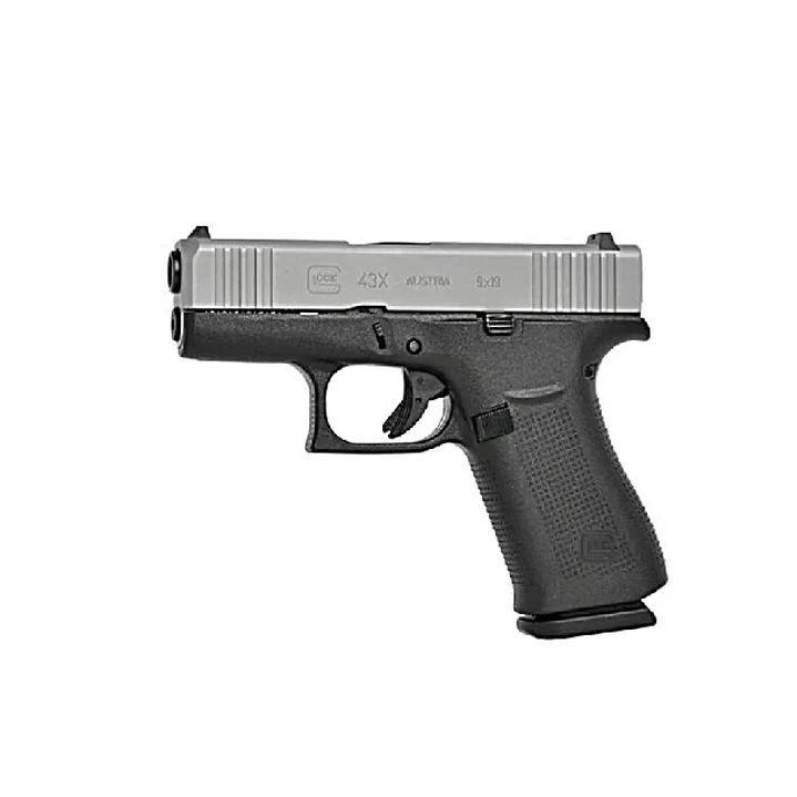 PISTOLA GLOCK MODELO 43X SILVER CAL9MM 10T 1