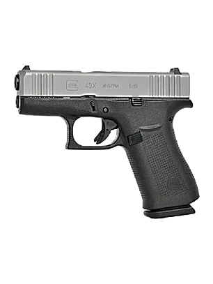Pistola Glock Modelo 43X Silver Calibre 9 mm 10 Tiros
